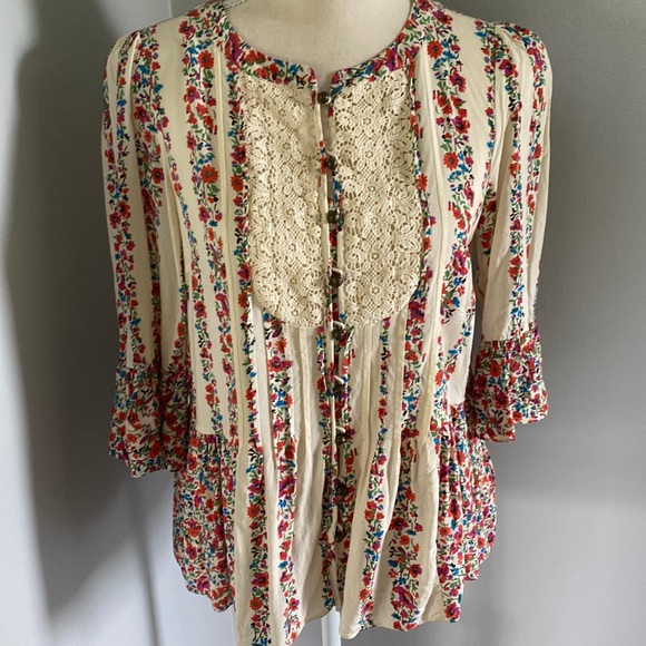 Maeve Top Size 4, Flower design, boho - Picture 1 of 7